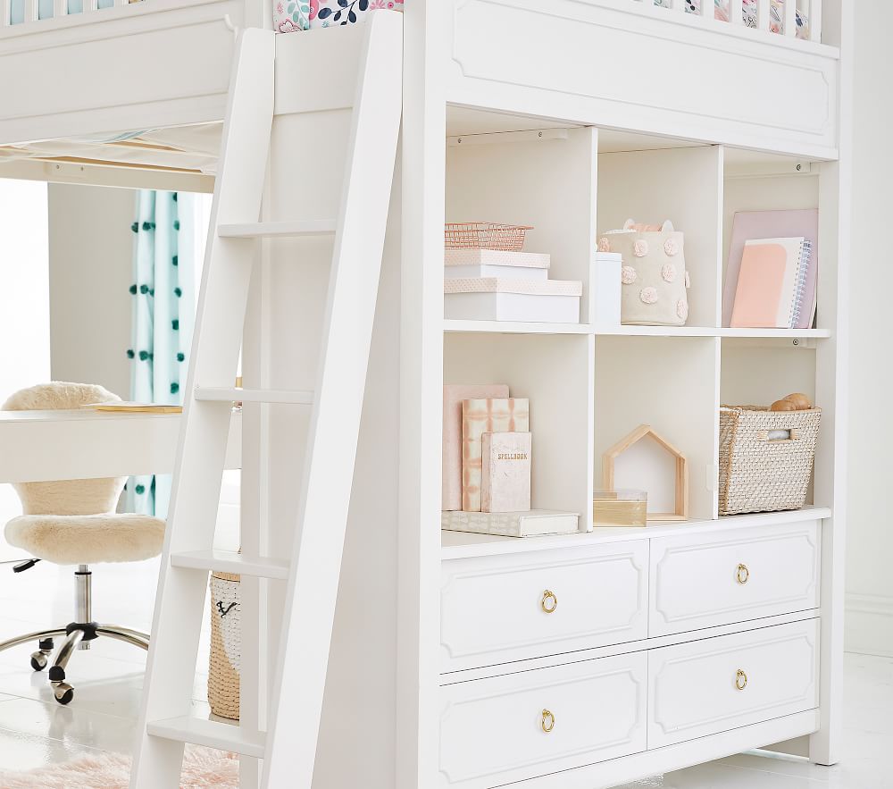 Loft bed with desk pottery barn deals