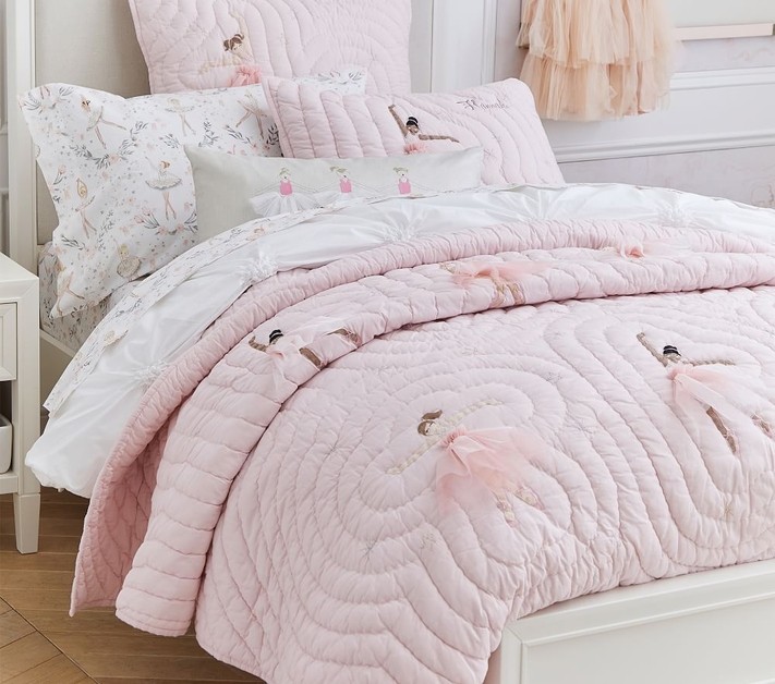 Shop Ballerina Quilt online Pottery Barn Kids UAE