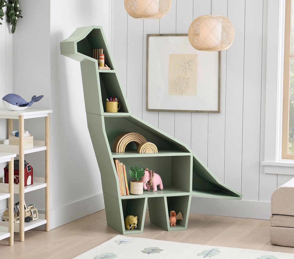 Dinosaur bookshelf deals
