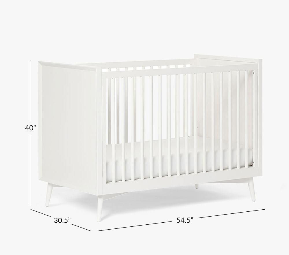 Shop west elm x pbk Mid Century Convertible Crib online Pottery