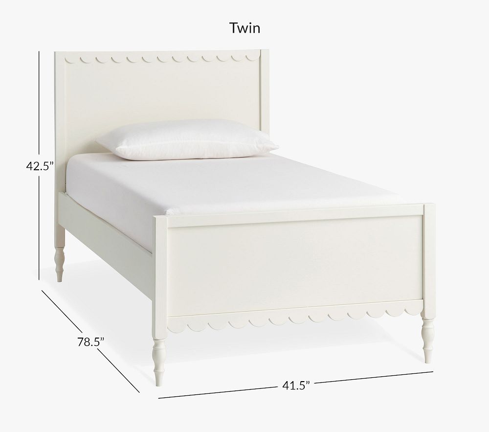 Pottery barn store sleigh bed