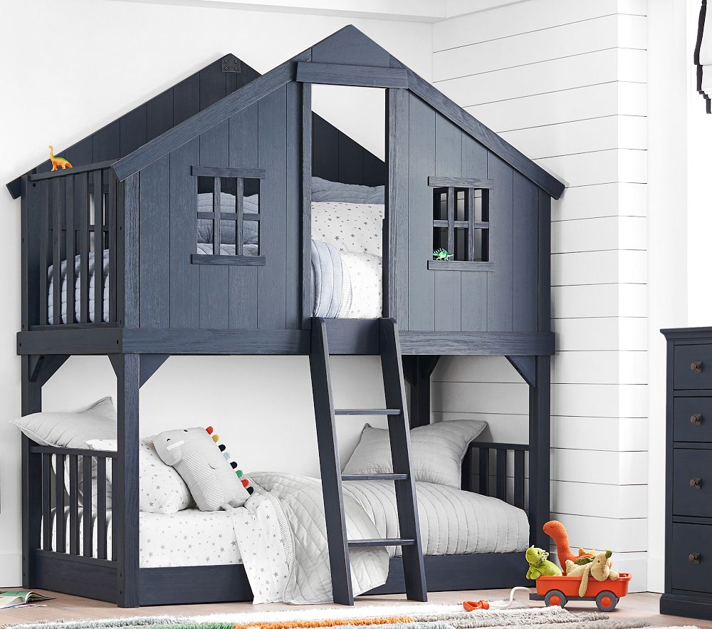 Tree House Twin Over Twin Bunk Bed