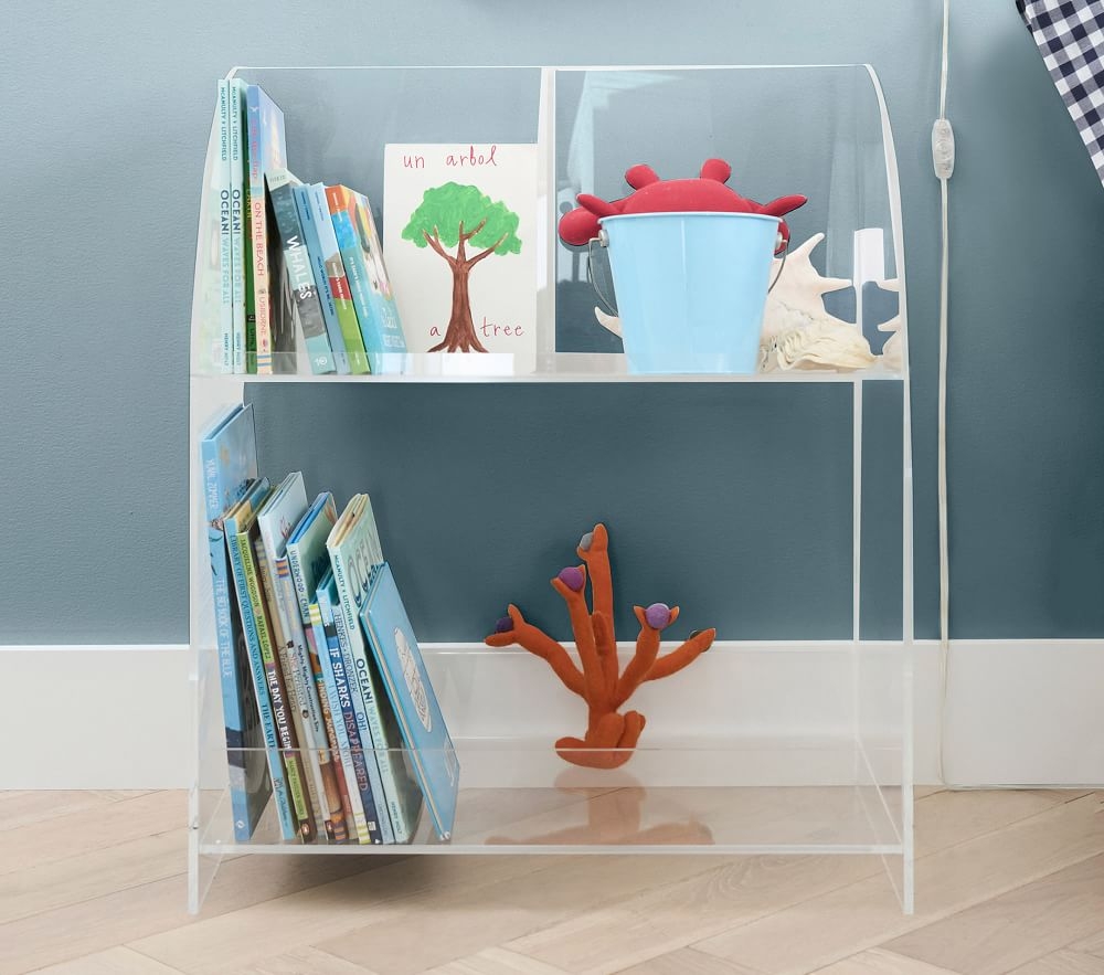 Acrylic bookcase outlet