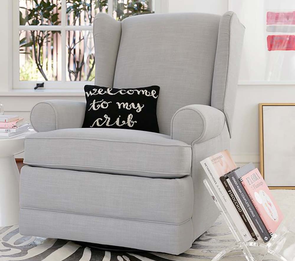 Pottery barn wingback chair new arrivals
