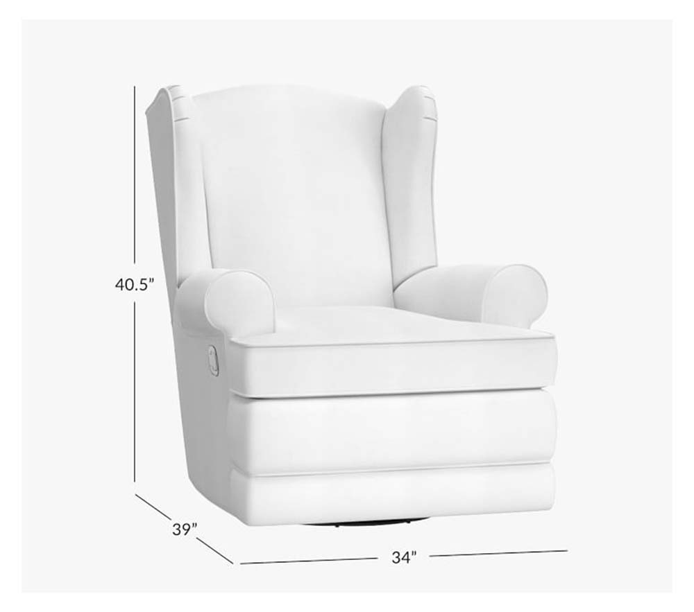 Pottery barn wingback chair new arrivals