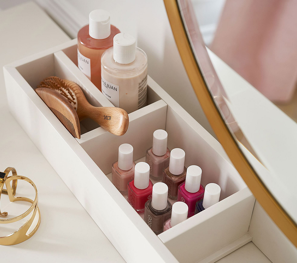 Makeup vanity pottery barn sale
