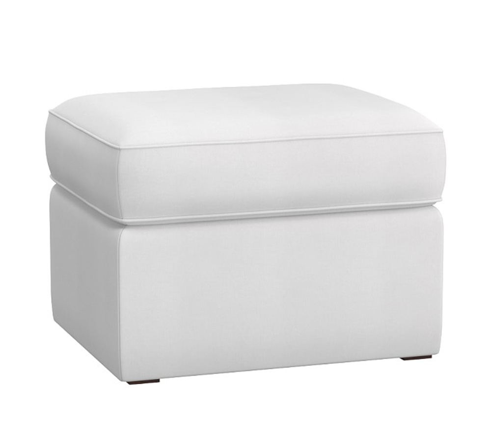 Black and white ottoman shop
