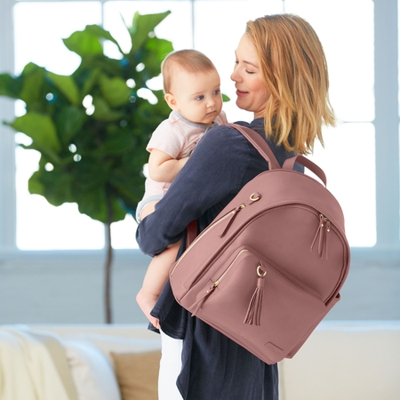 Fashionable diaper 2024 backpack
