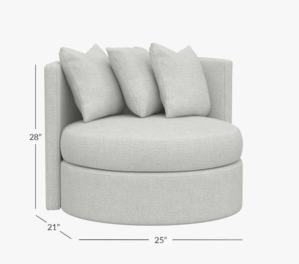Round sitting deals chair