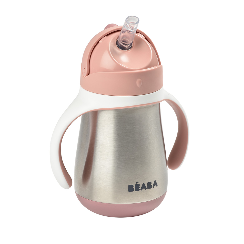 Stainless steel straw bottle for toddlers clearance