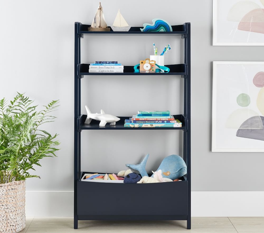 Pottery barn ladder hot sale shelf