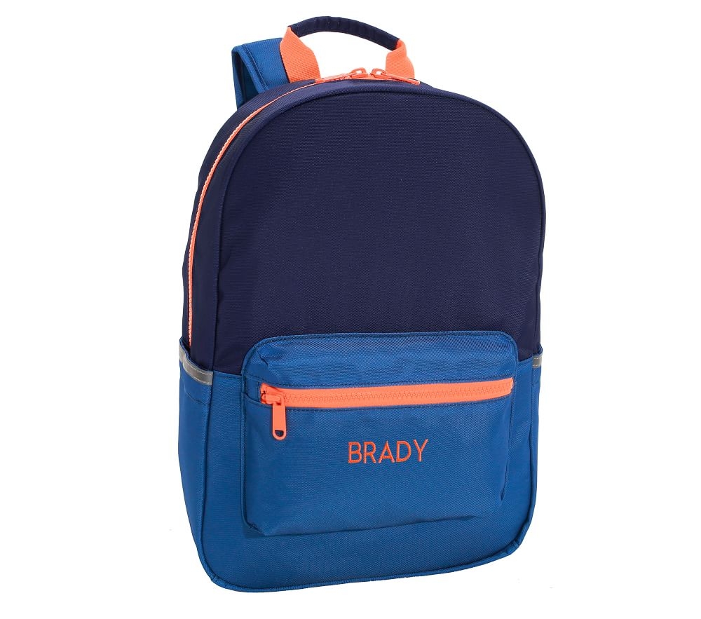 Blue and new arrivals orange backpack