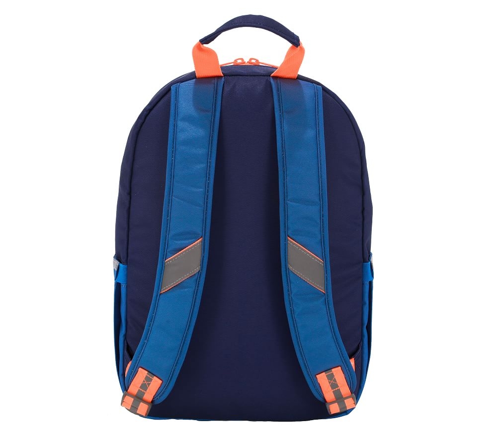 Shop Astor Blue Navy Orange Backpacks online Pottery Barn Kids UAE
