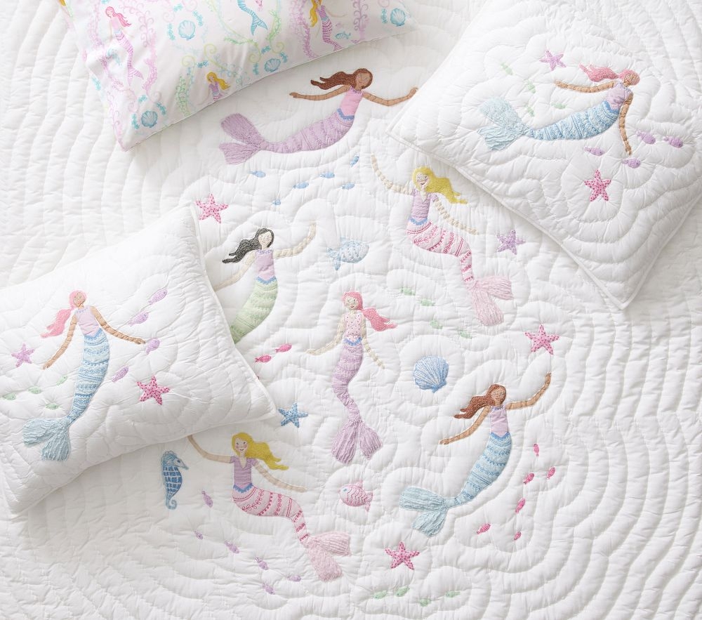 Mermaid sheets queen cheap
