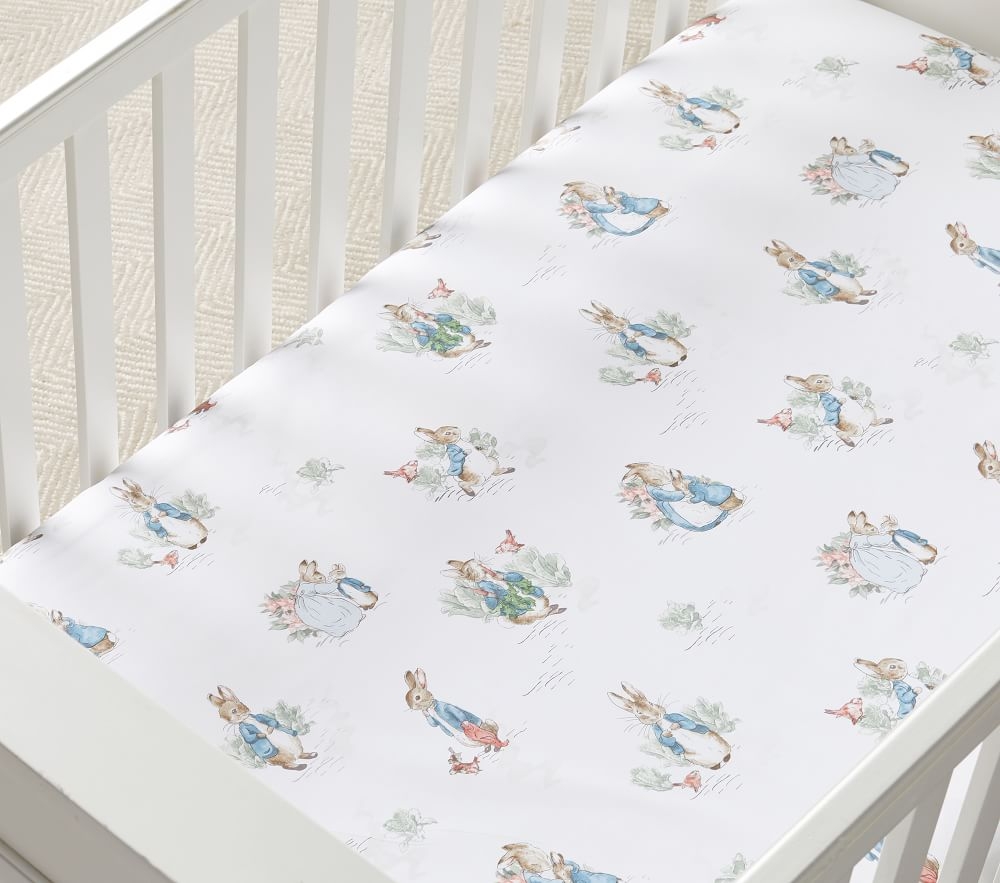 Shop Beatrix Potter Organic Peter Rabbit Fitted Crib Sheet online