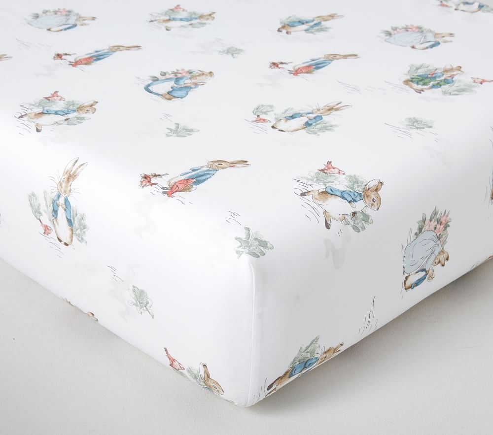 Peter rabbit fitted sale cot sheet