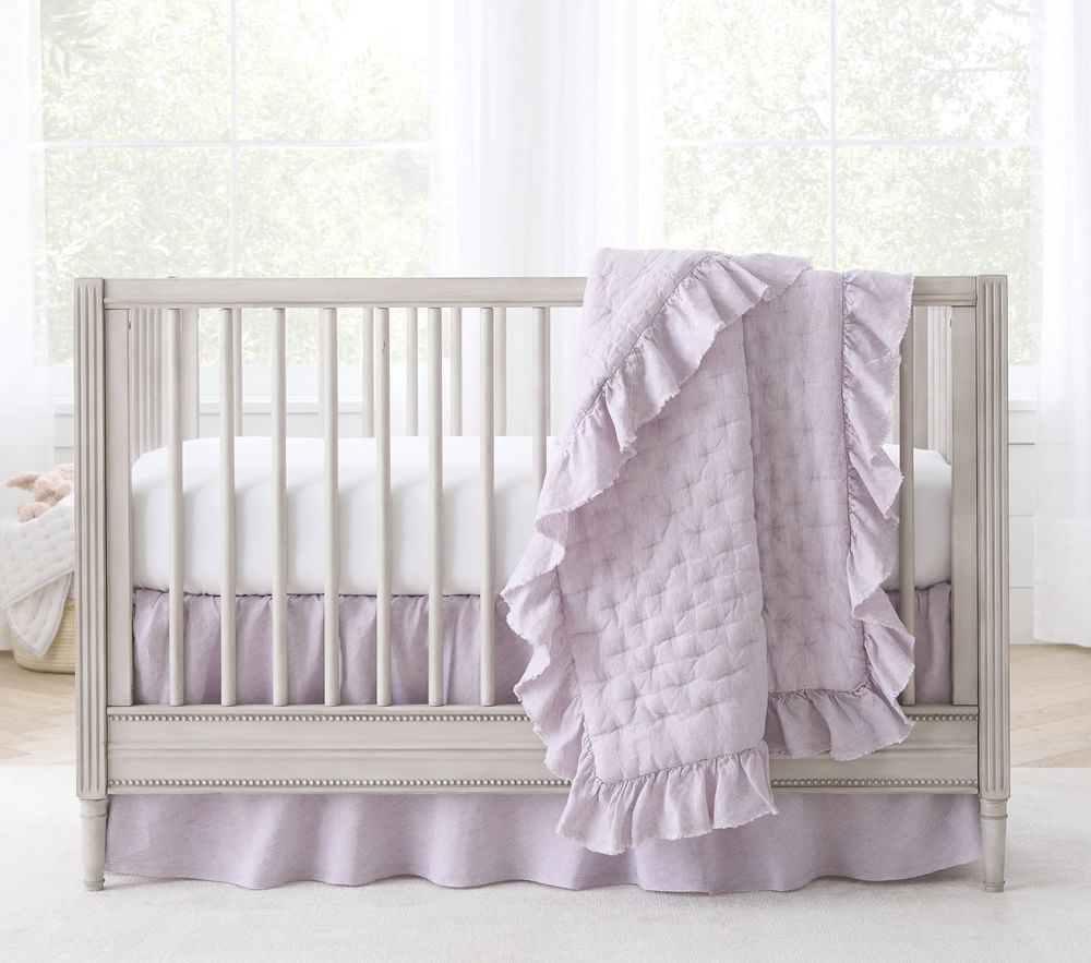 Linen sales crib bedding