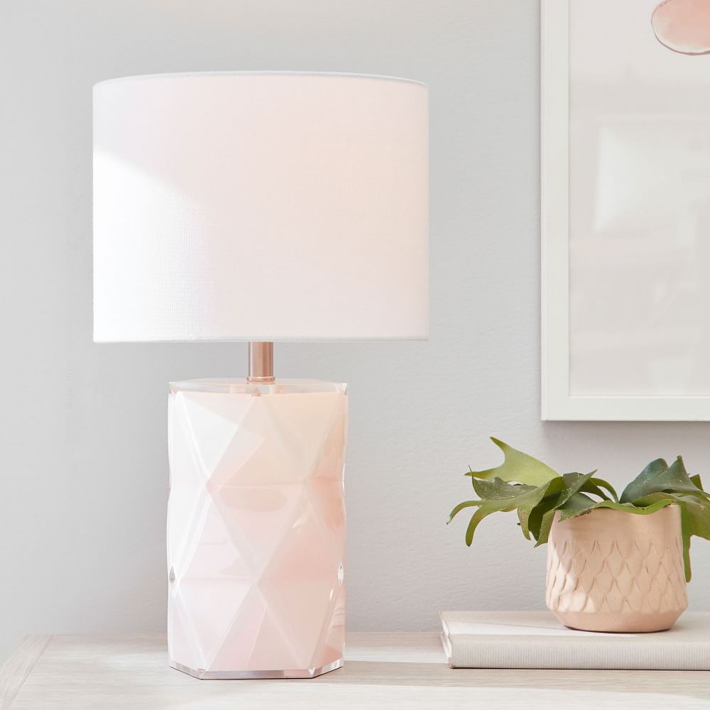 Blush bedside lamp new arrivals