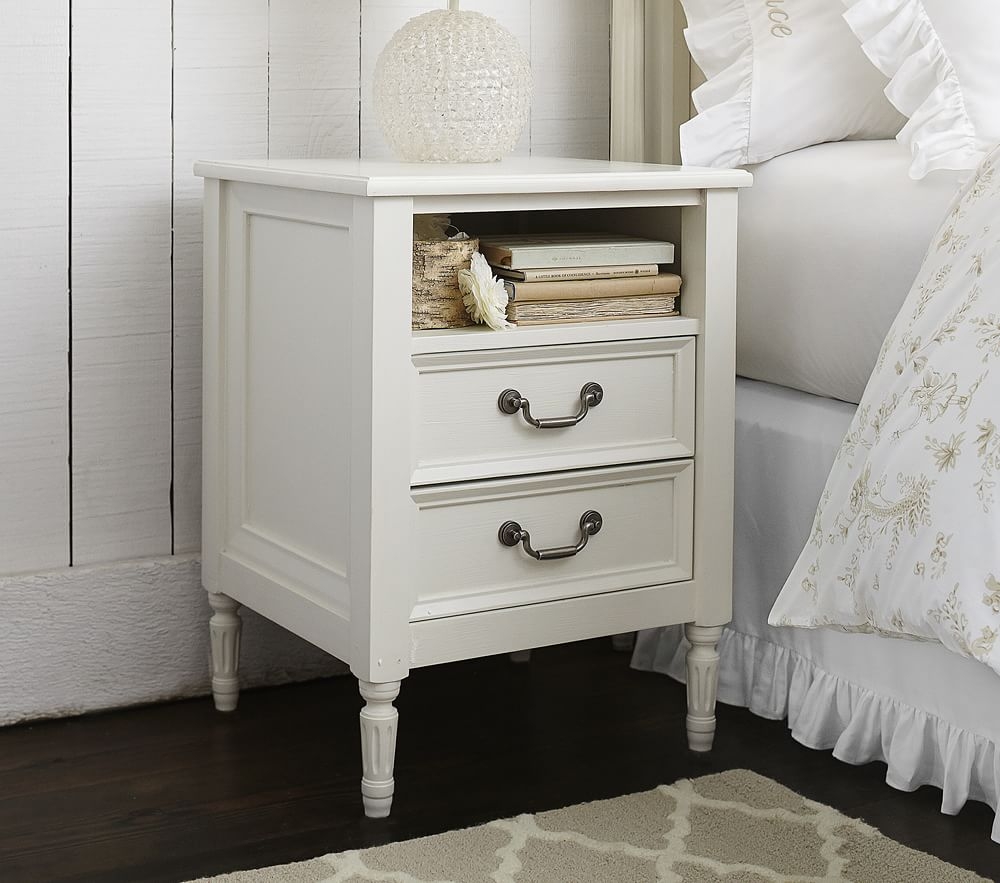 Pottery barn white nightstand new arrivals