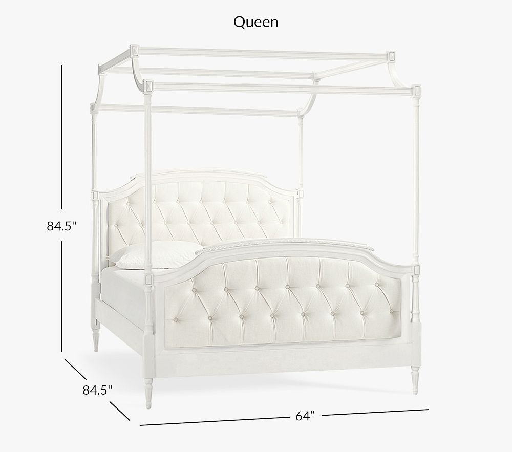 Blythe tufted outlet canopy bed