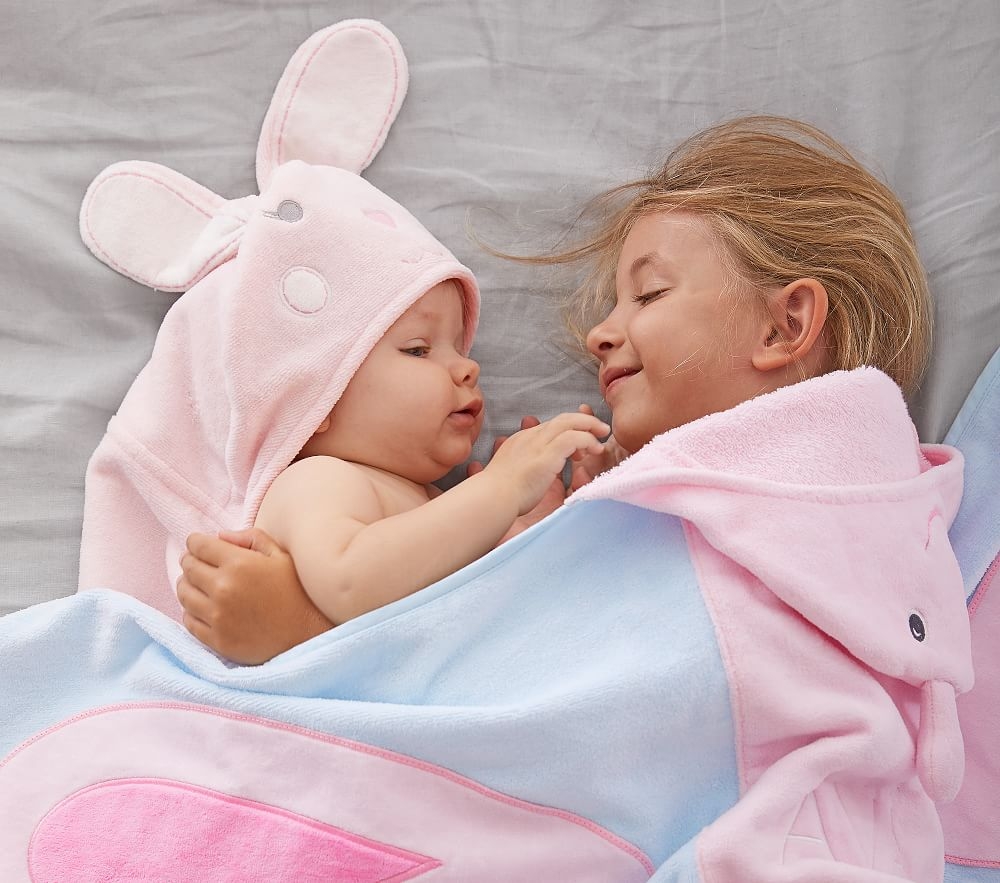 Pottery barn hotsell hooded towel