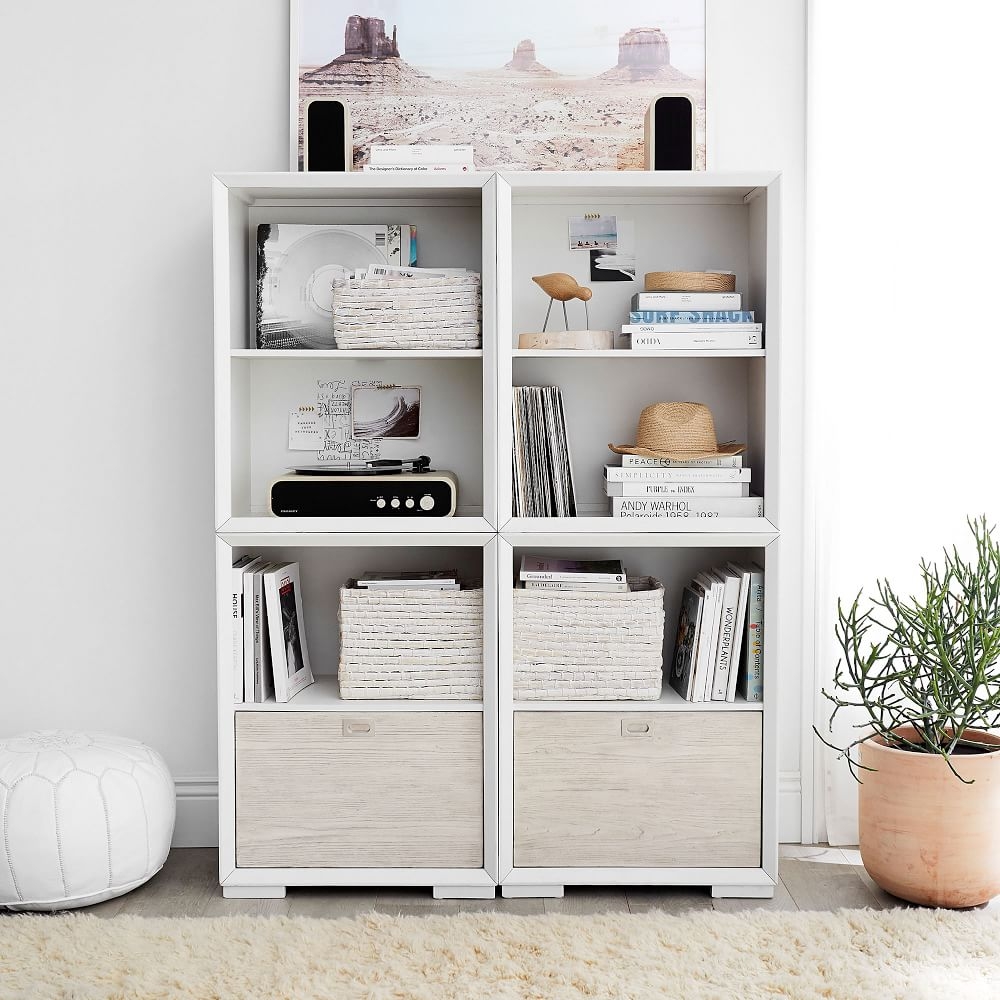 Callum Single 2 Shelf Bookcase
