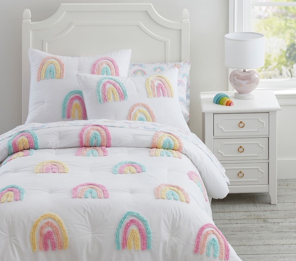 Rainbow comforter deals