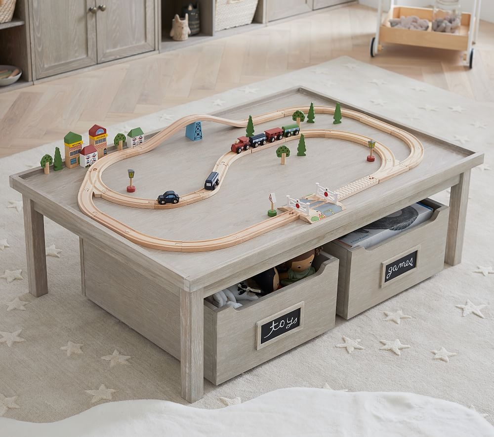 Pottery barn train table hotsell