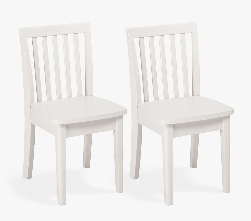 White shop wooden chairs