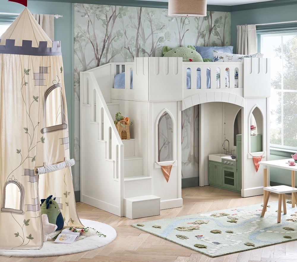 Pottery barn castle dollhouse deals