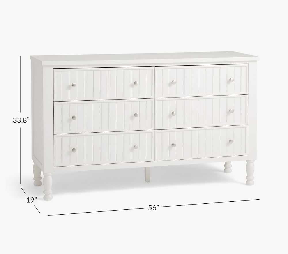 Extra long online white dresser