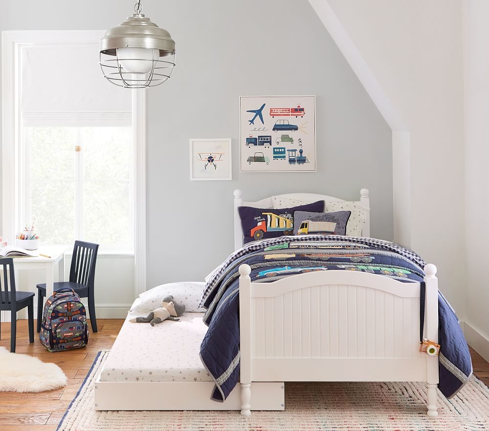 Pottery barn twin deals bed with trundle