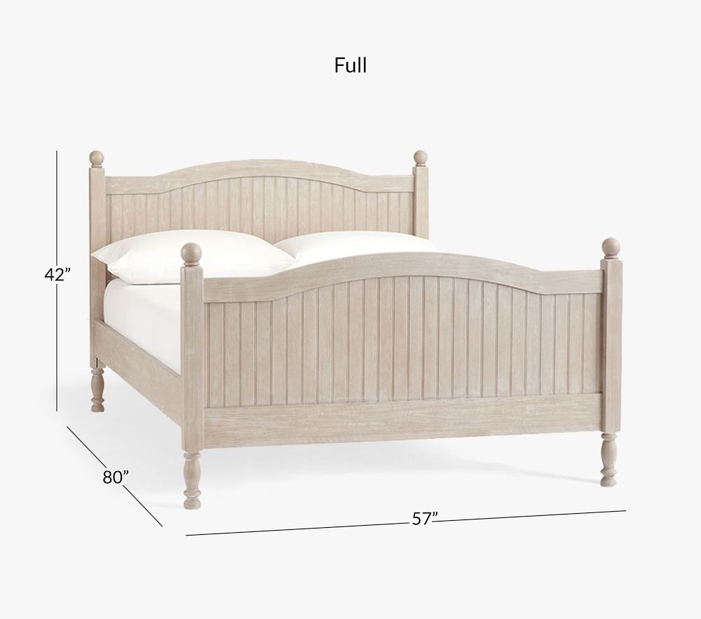 Pottery barn top full size bed