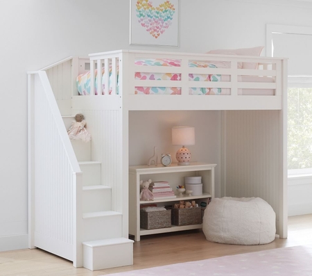 Bed hot sale with loft