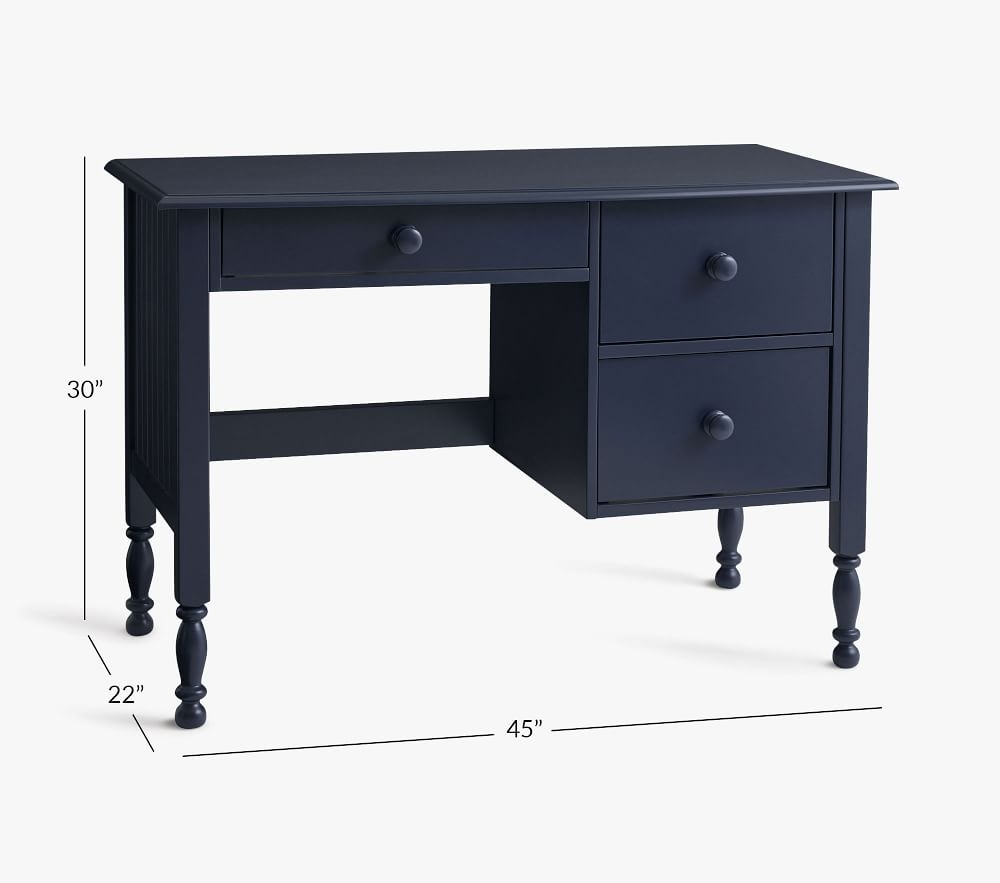 Black top desk hutch