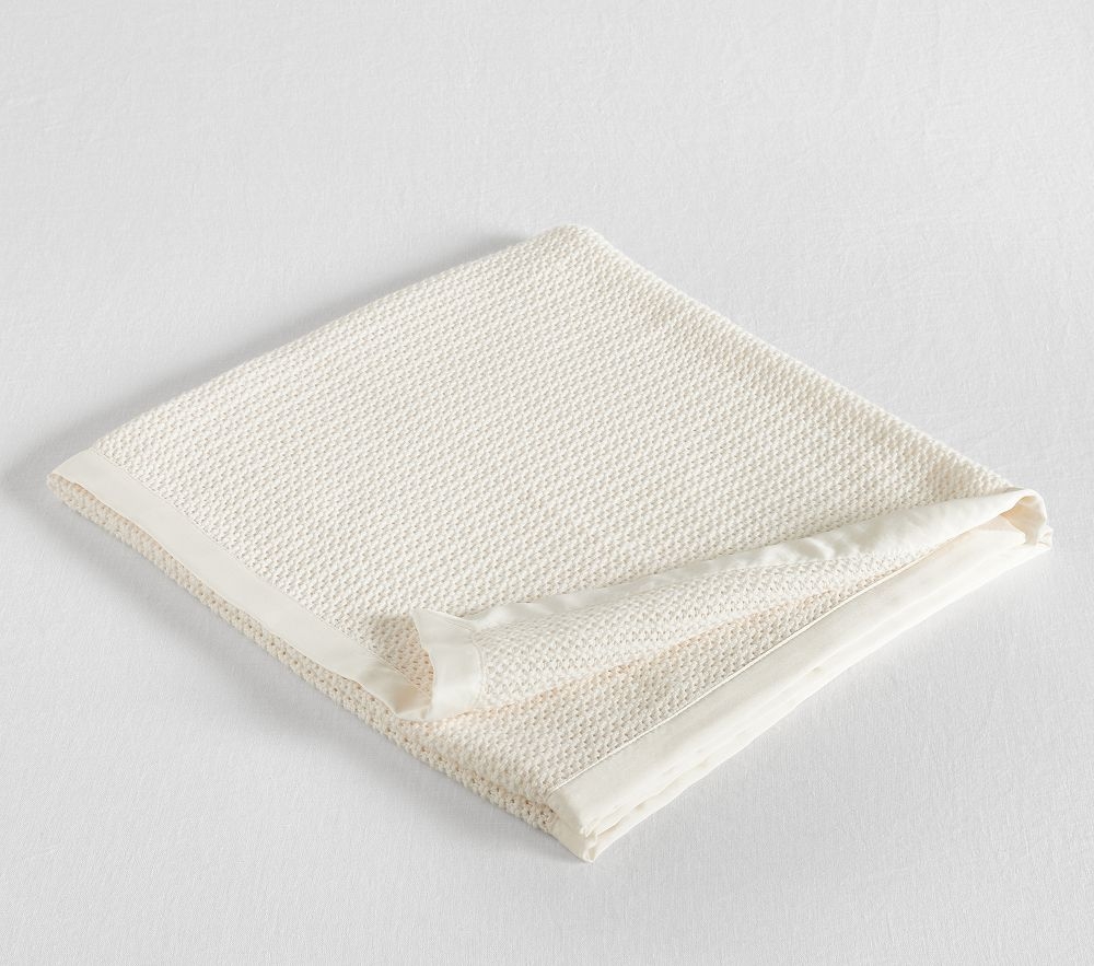 Shop Organic Cotton Cellular Baby Blanket online Pottery Barn