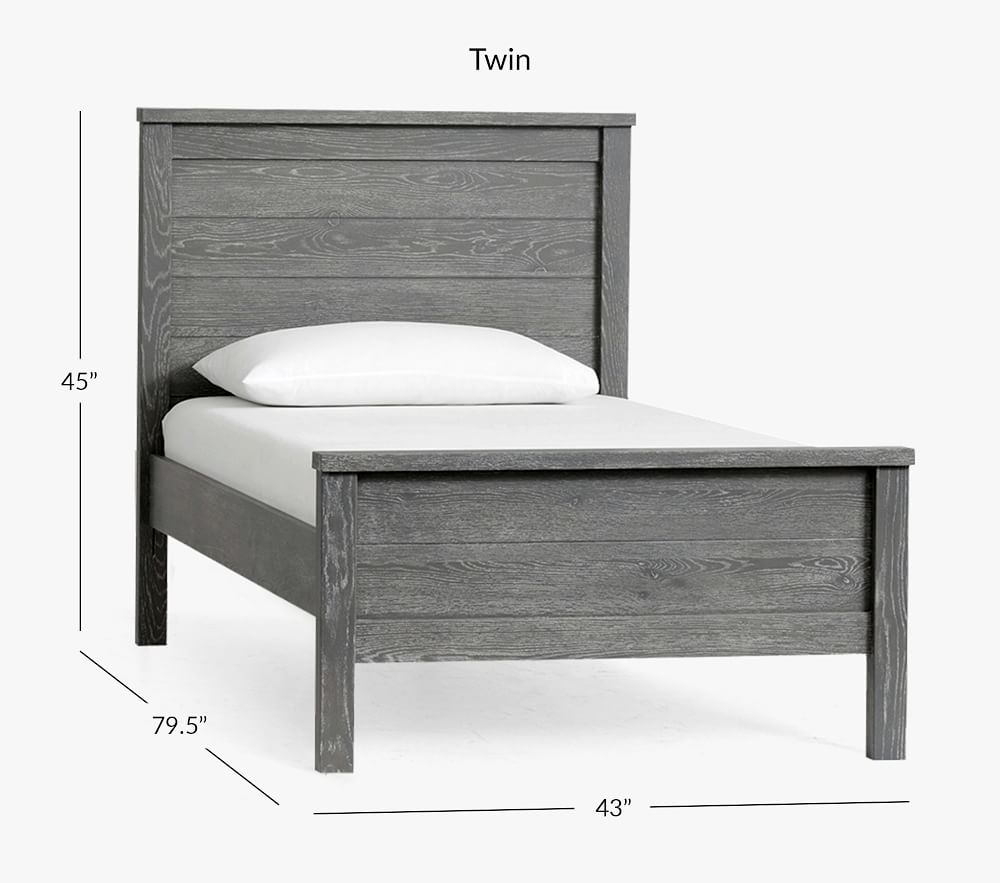 Shop Charlie Low Footboard Bed online Pottery Barn Kids UAE