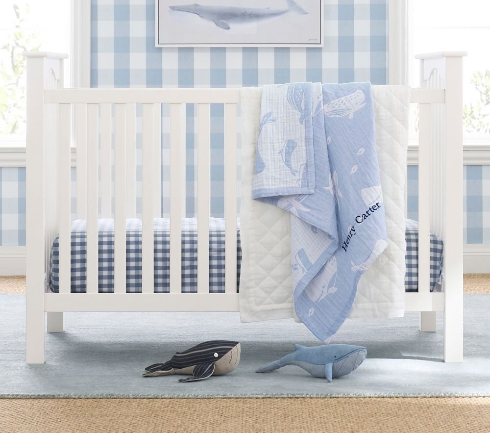 Pottery barn cot sheets on sale