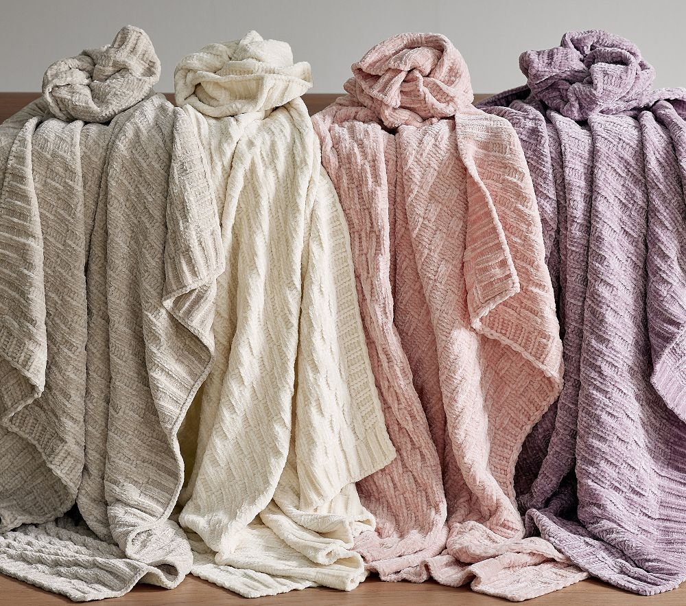 Chenille store baby blanket