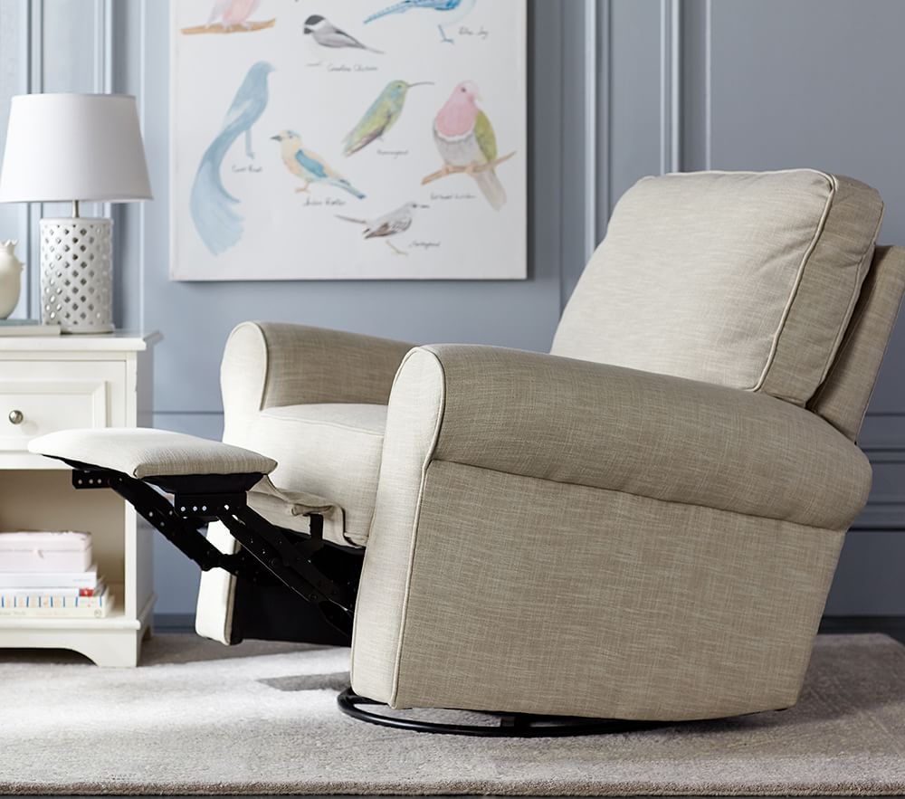 Pottery barn comfort swivel glider & recliner discount