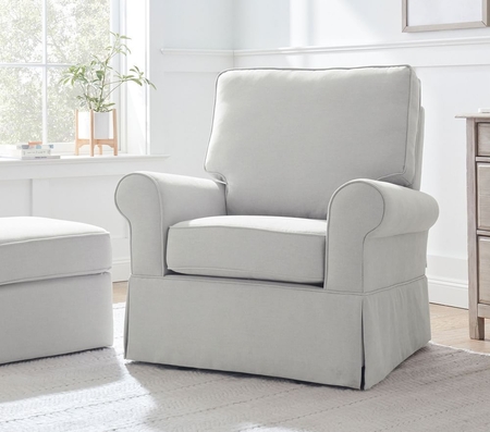 Gliding chair and hotsell ottoman