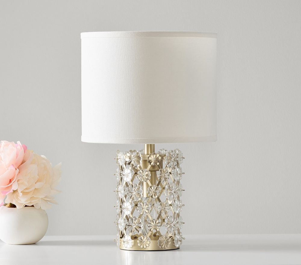 Shop Crystal Florette 3 Way Table Lamp online Pottery Barn Kids UAE