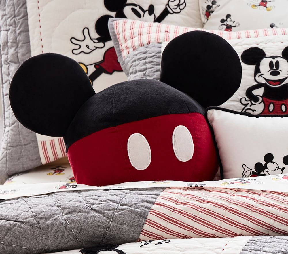 Mickey mouse shop shaped pillow