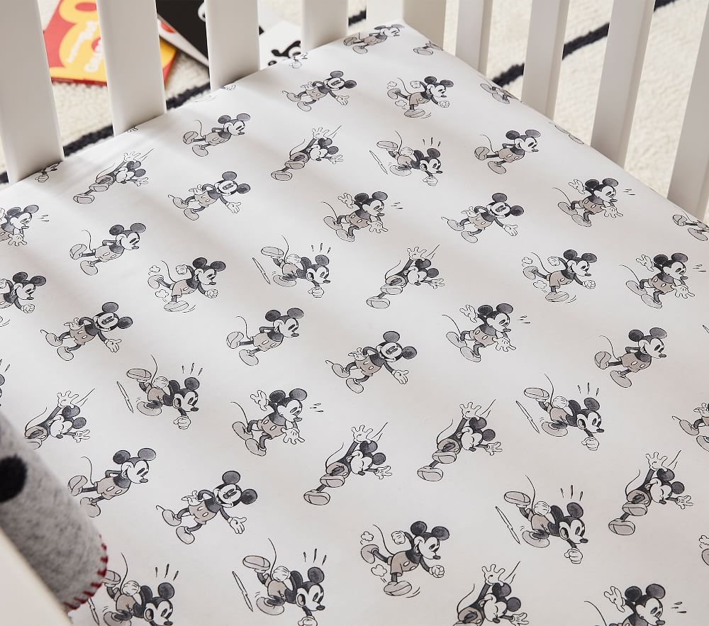 Shop Disney Mickey Mouse Organic Fitted Crib Sheet online