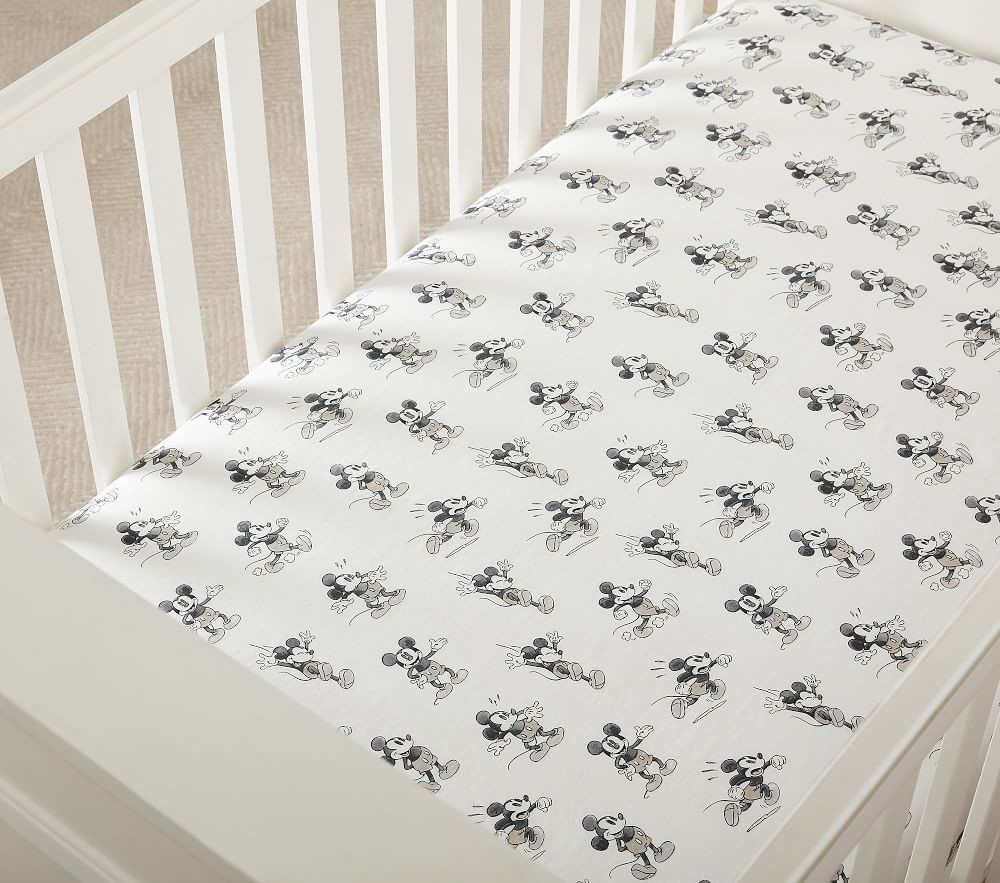 Shop Disney Mickey Mouse Organic Fitted Crib Sheet online