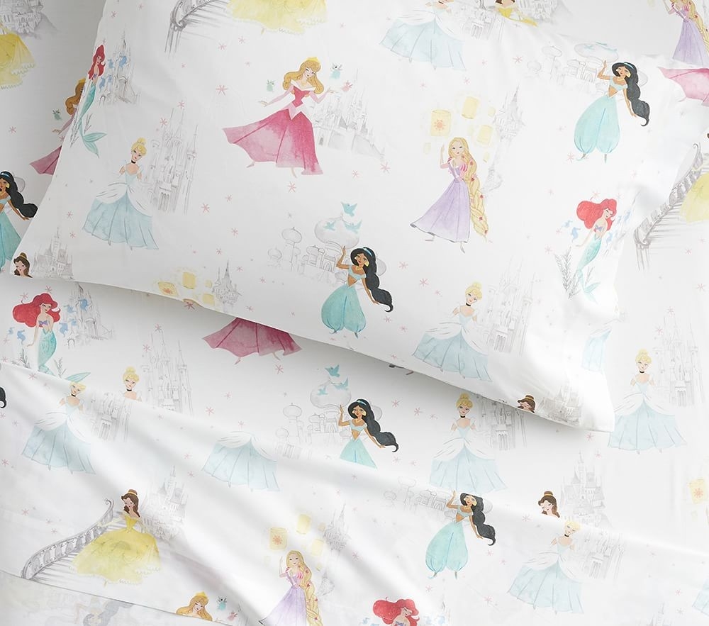 Shop Disney Princess Organic Crib Fitted Sheet online Pottery