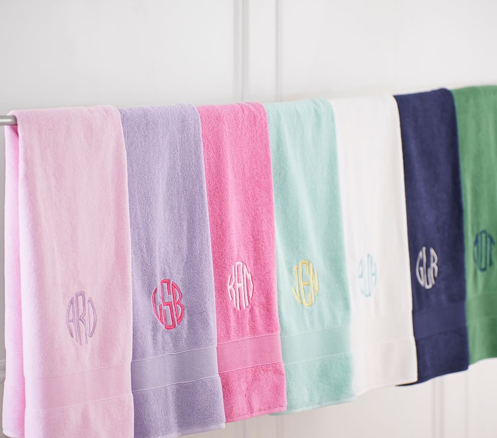 Shop Classic Solid Bath Towel Collection online Pottery Barn