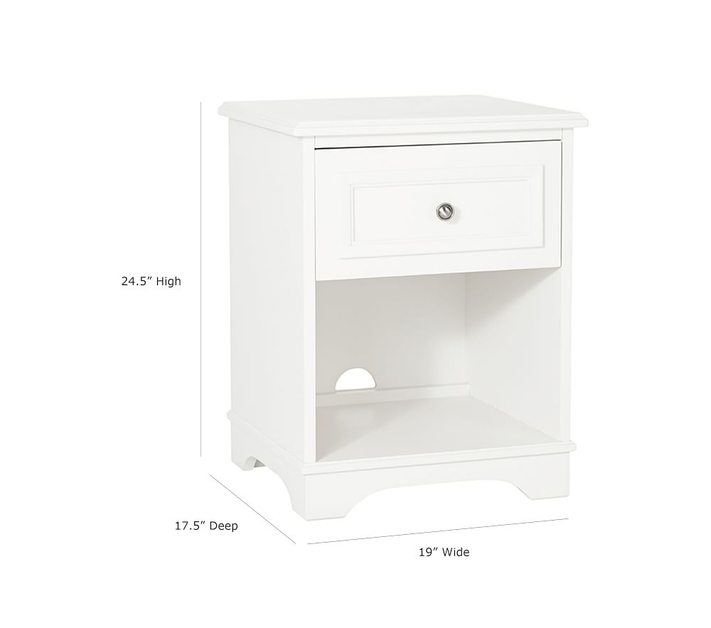 Pottery barn white nightstand new arrivals
