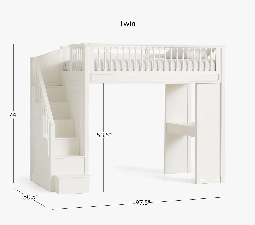 Fillmore stair loft bed & lower bed set store