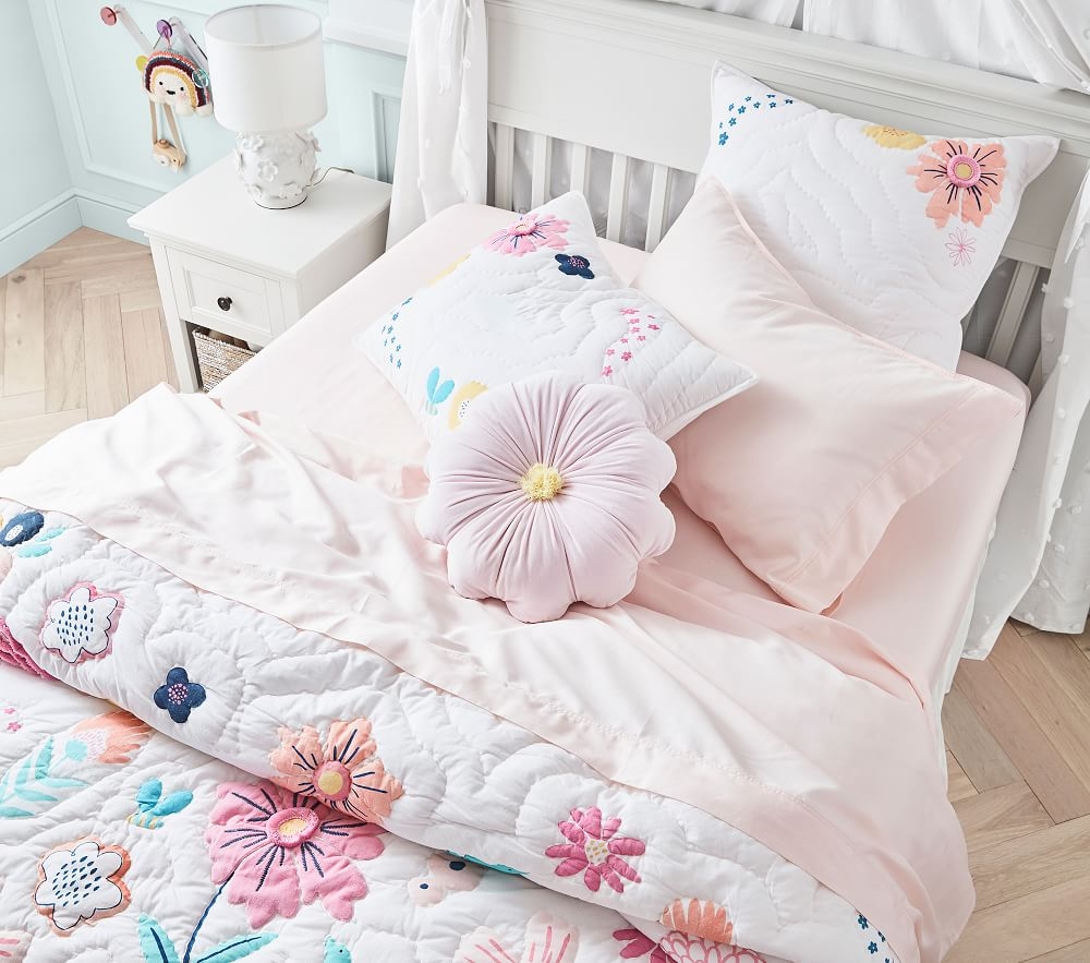 White flower pillow online